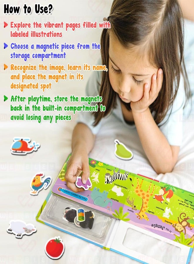 Wembley My First Numbers Magnetic Play Book Set Early Learning Preschool Skills for Kids Children, Toddlers Preschool Activities Birthday Gift - Ages 2+ Years - Image 4